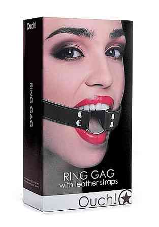 Кляп Ring Gag - Black Sex Aura Київ