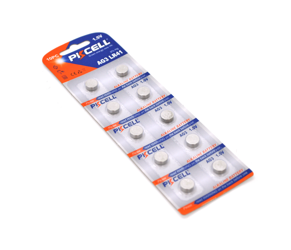 Батарейка щелочная PKCELL 1.5V AG3, 10 штук в блистере цена за блистер, Q Полтава - изображение 1