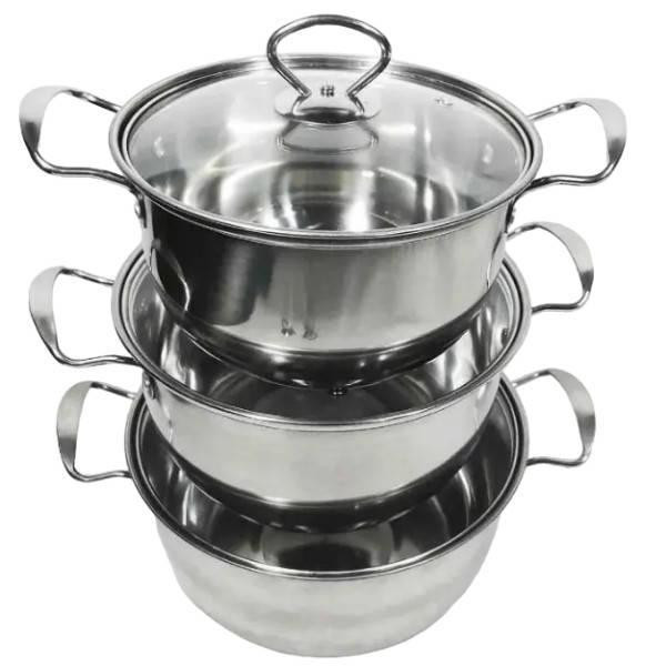 Набор кастрюль UNIQUE UN-5071 (6 предметов – 3 кастрюли, 3 крышки) Харьков - изображение 3