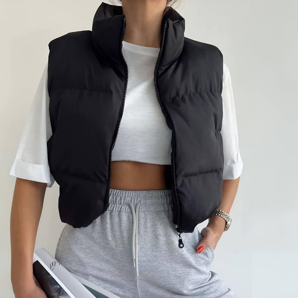 Женская трендовая жилетка плащевка Канада + синтепон 200 Одесса - изображение 2