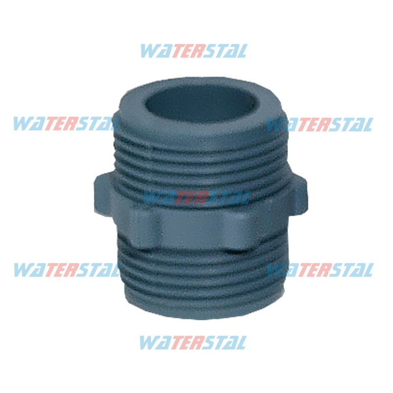 Ніпель 3/4 (пластик) Н-34 для з'єднання шланга пральної машини (000029847) Київ - фото 1