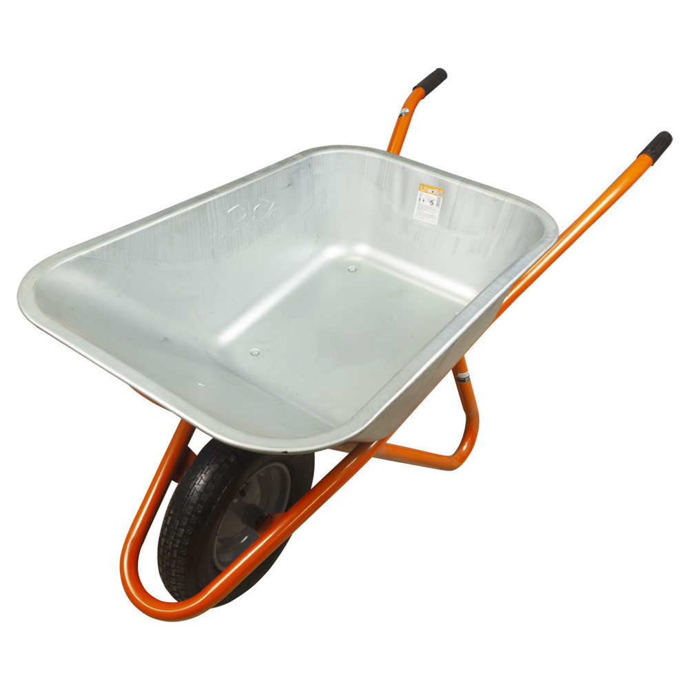 Тачка будівельна одноколісна 90 л 200 кг колесо 15" (з 5-х ЧАСтЕЙ) FLORA (5056464) Київ - фото 8
