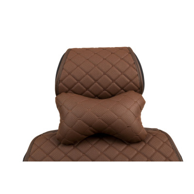 Подушка EVAtech ECO 27х16 см коричнева з коричневою ниткою (SPCRZZ) Винница - изображение 7