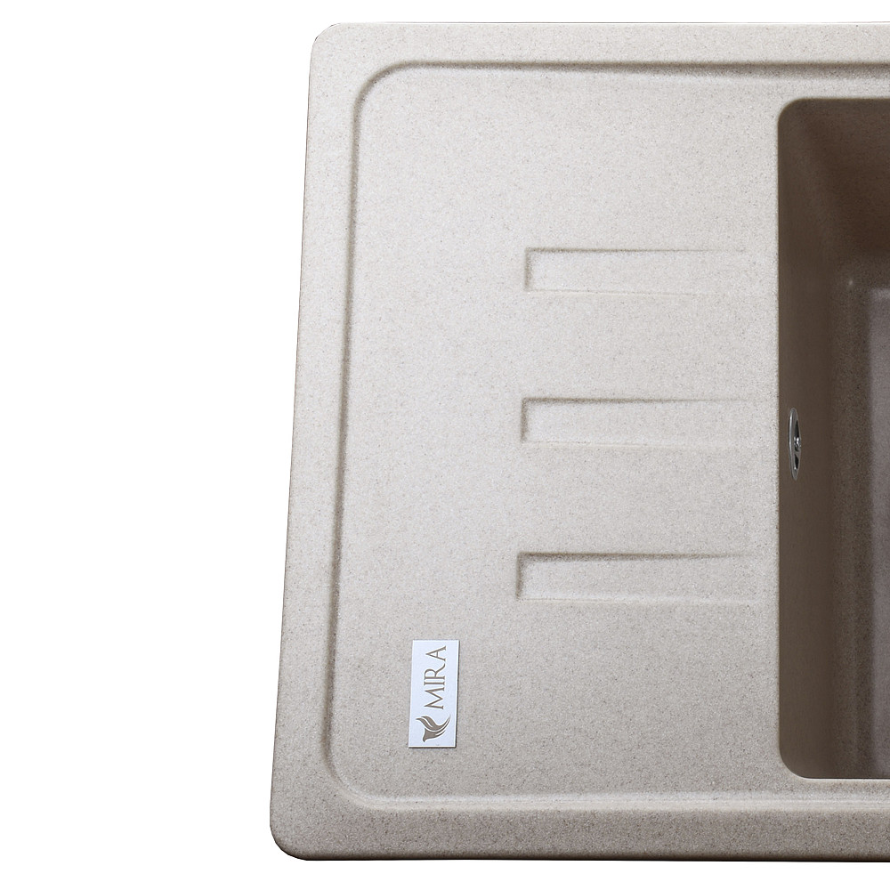 Гранітна мийка Mira MONTI бежевий 620 х 435 мм Тернополь - изображение 5