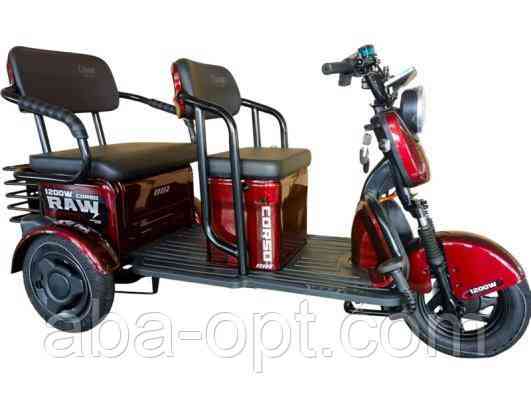 Електротрайк CORSO RAW-4 VAGON 1200W-72V-23Ah Шини: 3.00-10"купити дешево Україна Одеса