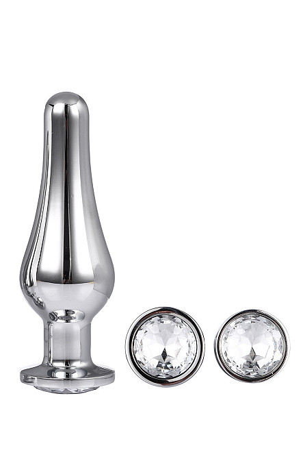 Набор анальных пробок конической формы Dream Toys GLEAMING LOVE PLEASURE SET SILVER Sex Aura Киев - изображение 4