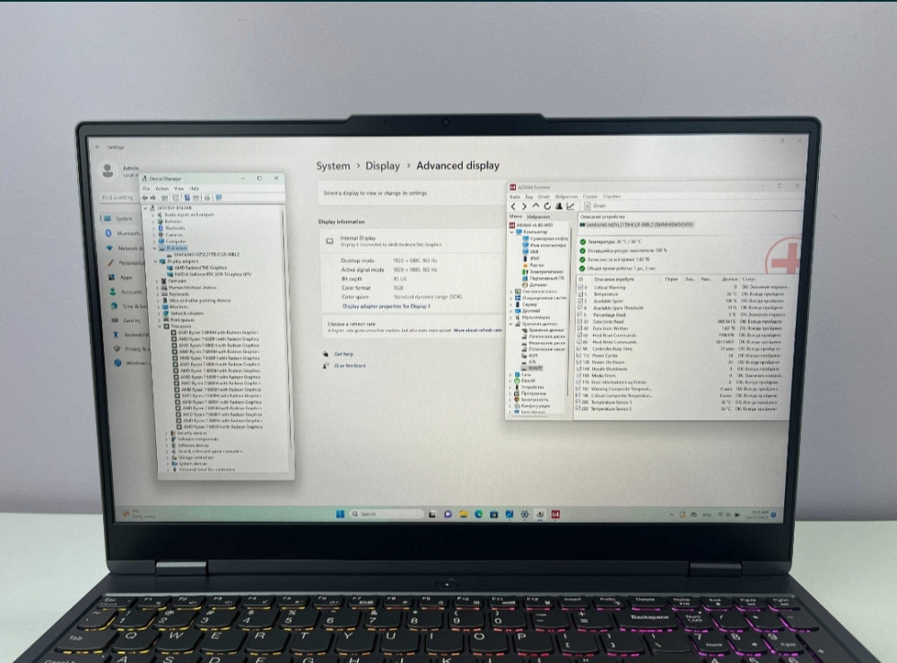 Новый Legion RTX 3070Ti 8Gb Ryzen 7 6800H 165Hz SSD 1TB 16Gb DDR5. Киев - изображение 8