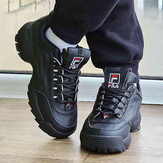 Кросівки FILA Disruptor Чорні Філа Чоловічі (розміри: 42,43,44) Відео Огляд Дніпро