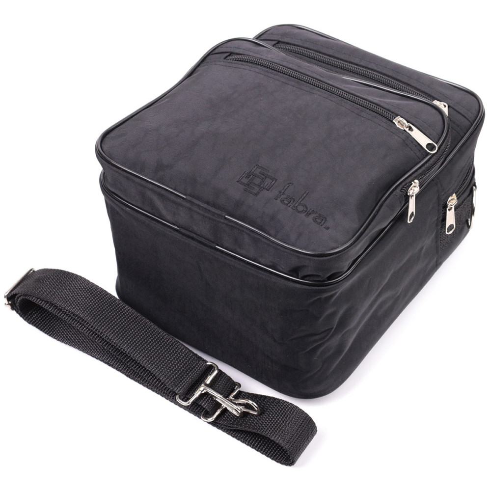 Сумка для чоловіків зі зручною ручкою з якісного поліестеру FABRA 22579 Чорний Київ - фото 7