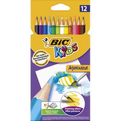 Карандаши цветные Bic Evolution Aquacouleur 12 шт (bc8575614) Винница