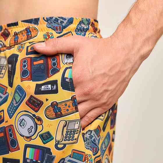 Принтовані чоловічі шорти для плавання Pobedov Pool day Patern Київ