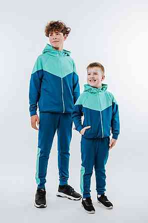 Костюм спортивный для мальчиков, морская волна, топ Крохатушка одяг 152 Киев