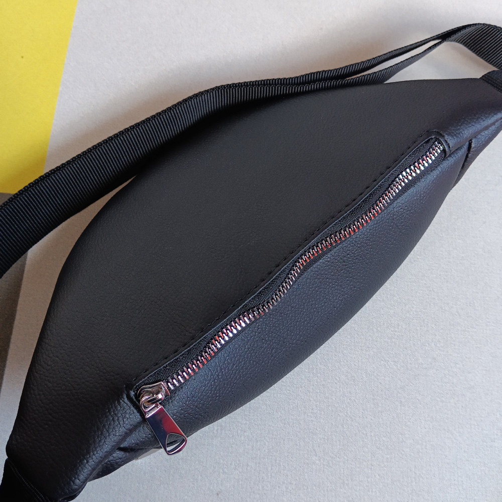 Сумка жіноча бананка чорна поясна сумка Київ - фото 3