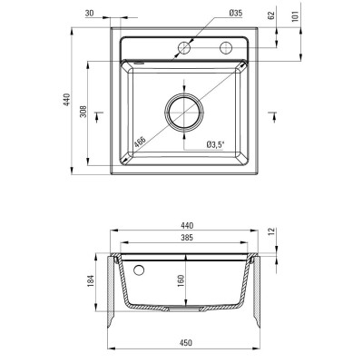 Мийка кухонна Deante Zorba (ZQZ S103) Вінниця - фото 4