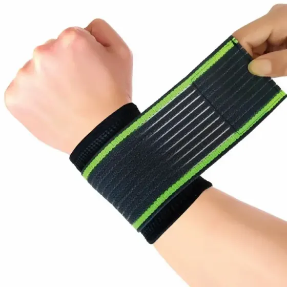 Эластичный фиксатор запястья (напульсник) бандаж запястья регулируемый Коломия