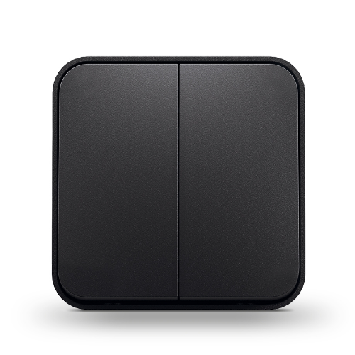 BINERA чорний графіт Вимикач зовнішній 2кл IP20 Videx Житомир - изображение 4