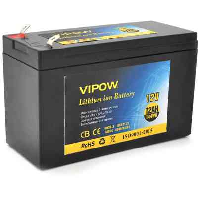 Батарея до ДБЖ Vipow 12V - 12Ah Li-ion (VP-12120LI) Вінниця