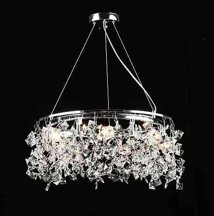 Люстра підвісна кришталева S2492/7, Хром Коломия