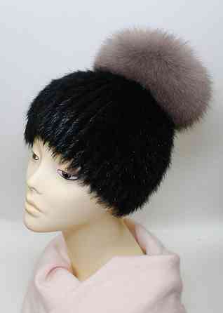 Шапка хутряна жіноча Бон Адріана Чорний Харків