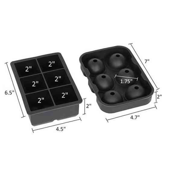 Силіконова форма для льоду Ice Ball на 6 кульок 4.5 см Київ