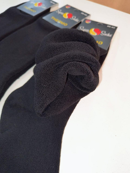 Шкарпетки чоловічі теплі з хутряною внутрішньо (3 шт.) SuperSocks art.007 42-44 Київ - фото 2