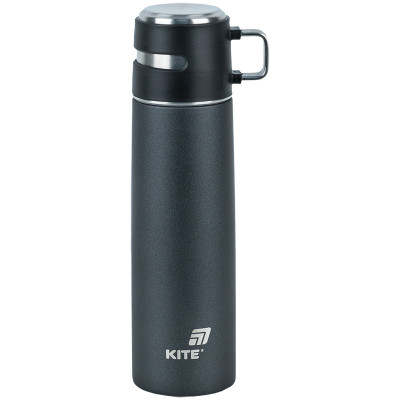 Термос Kite 500 мл чорний (K25-1224-1) Винница - изображение 1