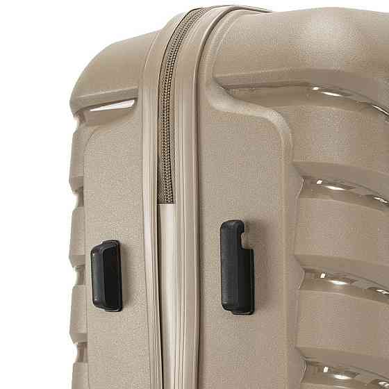 Валіза поліпропіленова WINGS PHX01 мала 55 см шампань Київ