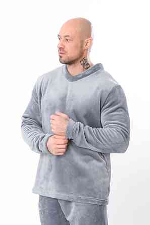 Пижама мужская теплая (домашний мужской комплект) махра топ Киев