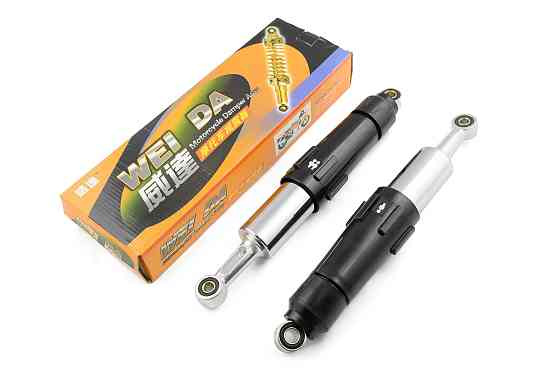 Амортизатори (пара) Delta 340mm, з перемикачем 1-2 чол. (чорні) NDT Київ