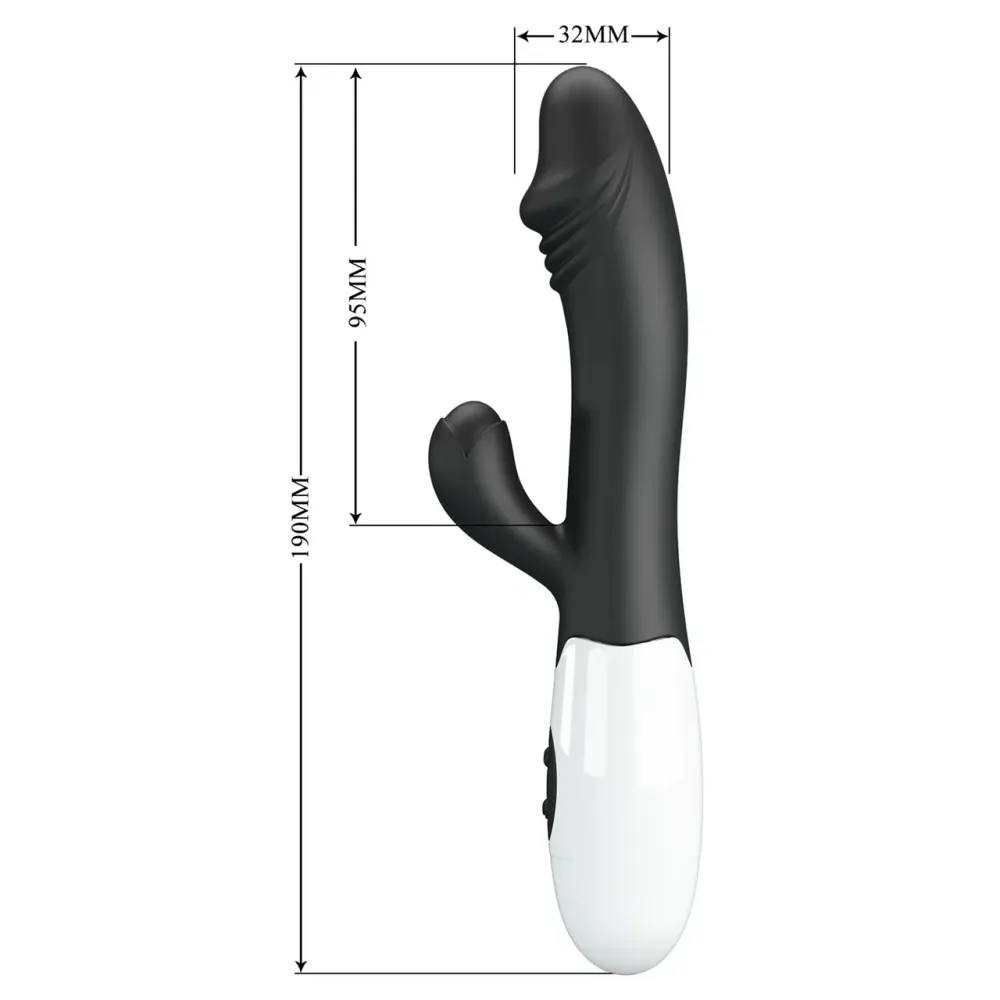Вибратор серии Pretty Love - SNAPPY black, BI-014173-A3 Sex Aura Киев - изображение 9