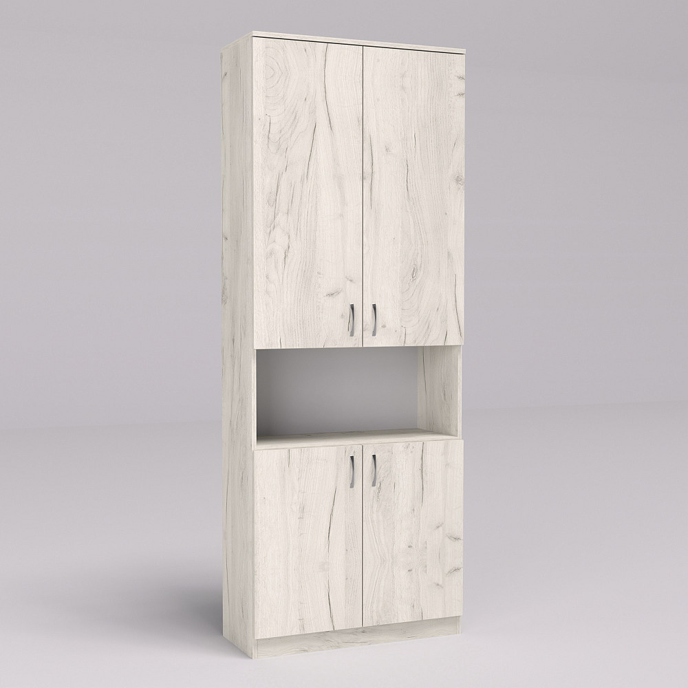 Шкаф ОШК-2, Дуб Крафт Білий, 800/340/2100 Львов - изображение 1