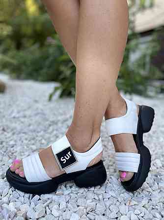 teona Босоніжки жіночі TEONA 165 білі (літо, шкіра натуральна) (4099) 38 Коломия