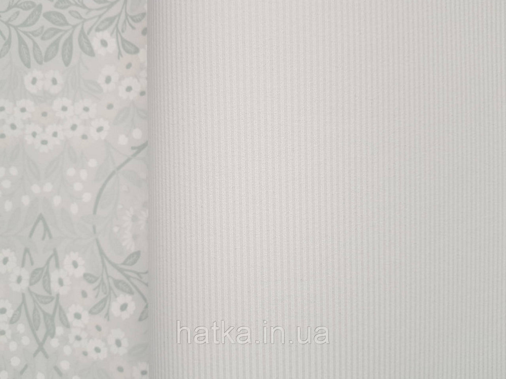 Шпалери флізелінові еко Rasch Sophia 0.53х10 смужки тонкі білі світло-сірі Київ - фото 2