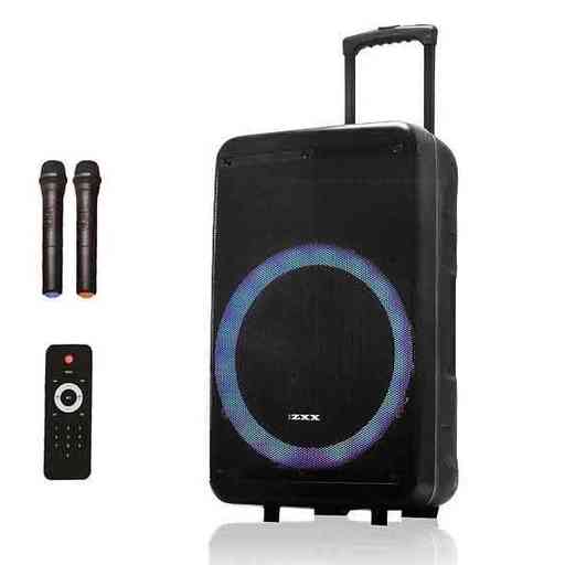 Акустична колонка з акумулятором ZXX-7676 200 Вт портативна переносна колонка Bluetooth на колесах AS-91 Львів