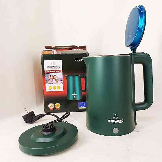 Электрочайник Crownberg CB-2845 дисковый 1.8л 1800Вт Green GZ-83 Львов