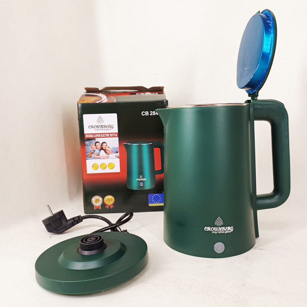 Электрочайник Crownberg CB-2845 дисковый 1.8л 1800Вт Green GZ-83 Львов - изображение 6