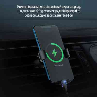 Універсальний автотримач ColorWay Metallic Gravity Holder 3 Black (CW-CHG14-BK) Вінниця