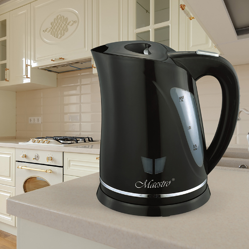 Електрочайник 1,7л 2000W (диск) чорний MR-038-BLACK Maestro Житомир