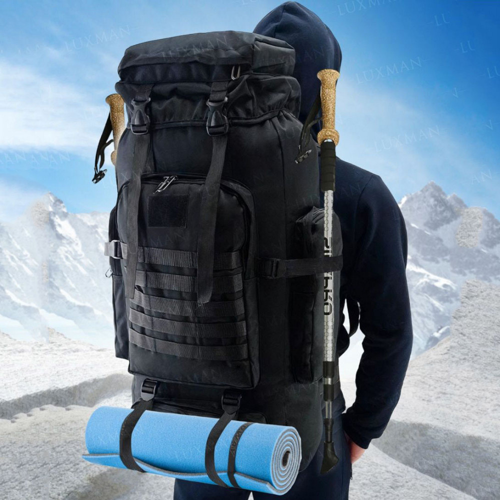 Боевой рюкзак штурмовой 70 л, Рюкзак тактический ЗСУ Военный тактический практичный солдатский LX-10 Львов - изображение 7