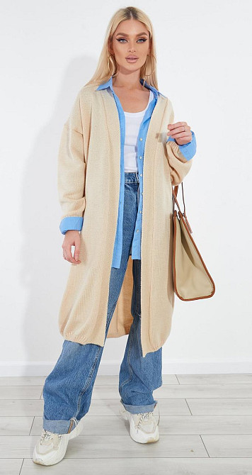 Свободный облегченный кардиган (42-48) Киев - изображение 4