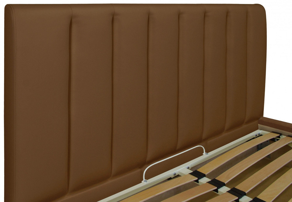 Ліжко Двоспальне Sanam Standart 160 х 190 см Fly 2213 A1 Світло-коричневий Дніпро - фото 7