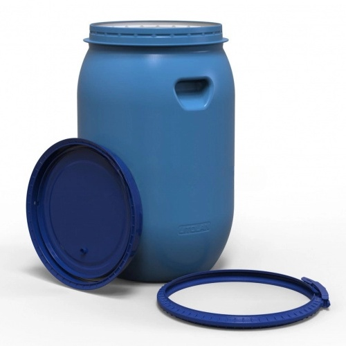 Ємність харчова 100л 3 шари синя кришка, хомут з ущільненням ЄВ LITOLAN Житомир - фото 5