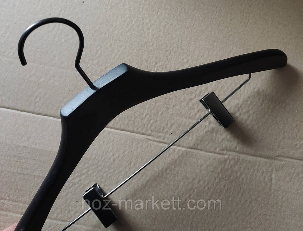 Дерев'яні плічка MEXX вішалки тремпеля з прищіпками темні чоловічі 45 см Італія Харків - фото 7