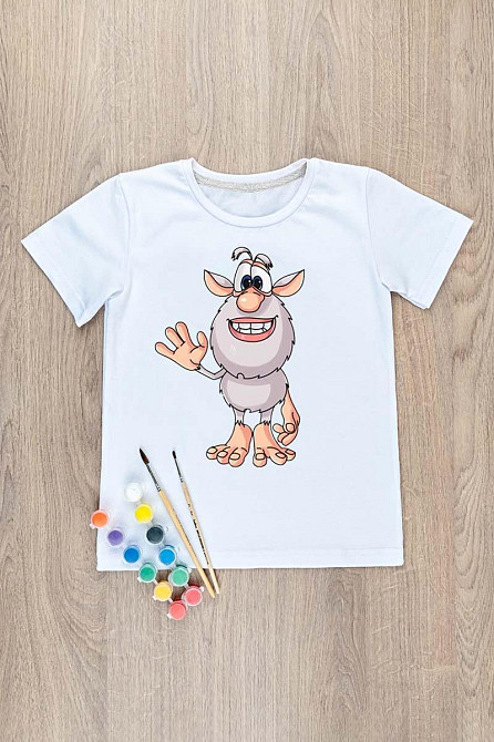 Футболка-розмальовка дитяча "Буба" топ Юрма 128 Київ - фото 1