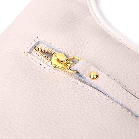 Зручна жіноча сумка на плече з натуральної шкіри Vintage 22628 Біла Київ