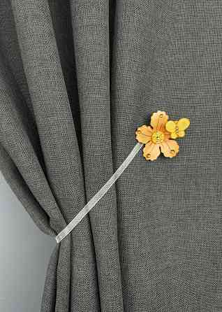 Магніти для штор і гардин Весна набір 2 шт Помаранчевий з жовтим (81-315) Київ