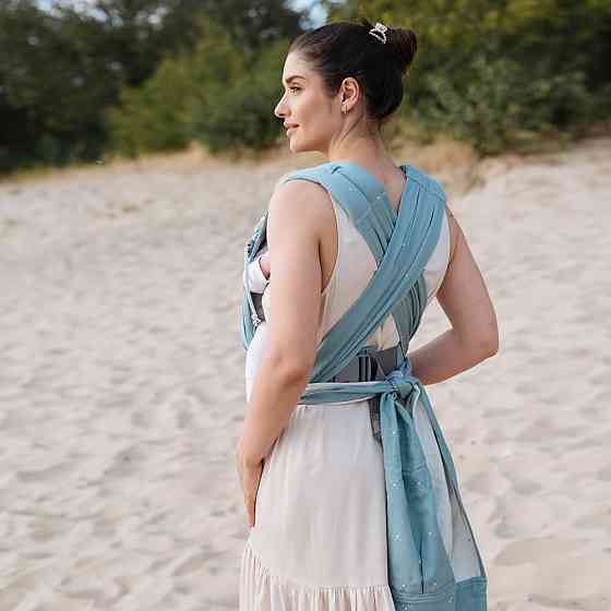 Слінг ЛавТай Organic Love & Carry- Аквамарин Київ