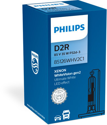 Ксеноновая лампа PHILIPS 85126WHV2C1 D2R 85V 35W P32d-3 WhiteVision gen2 5000K Харків - фото 1
