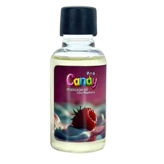 Массажное масло Candy Massage Oil Sexy Raspberry з ароматом малины, 50 мл Sex Aura Киев
