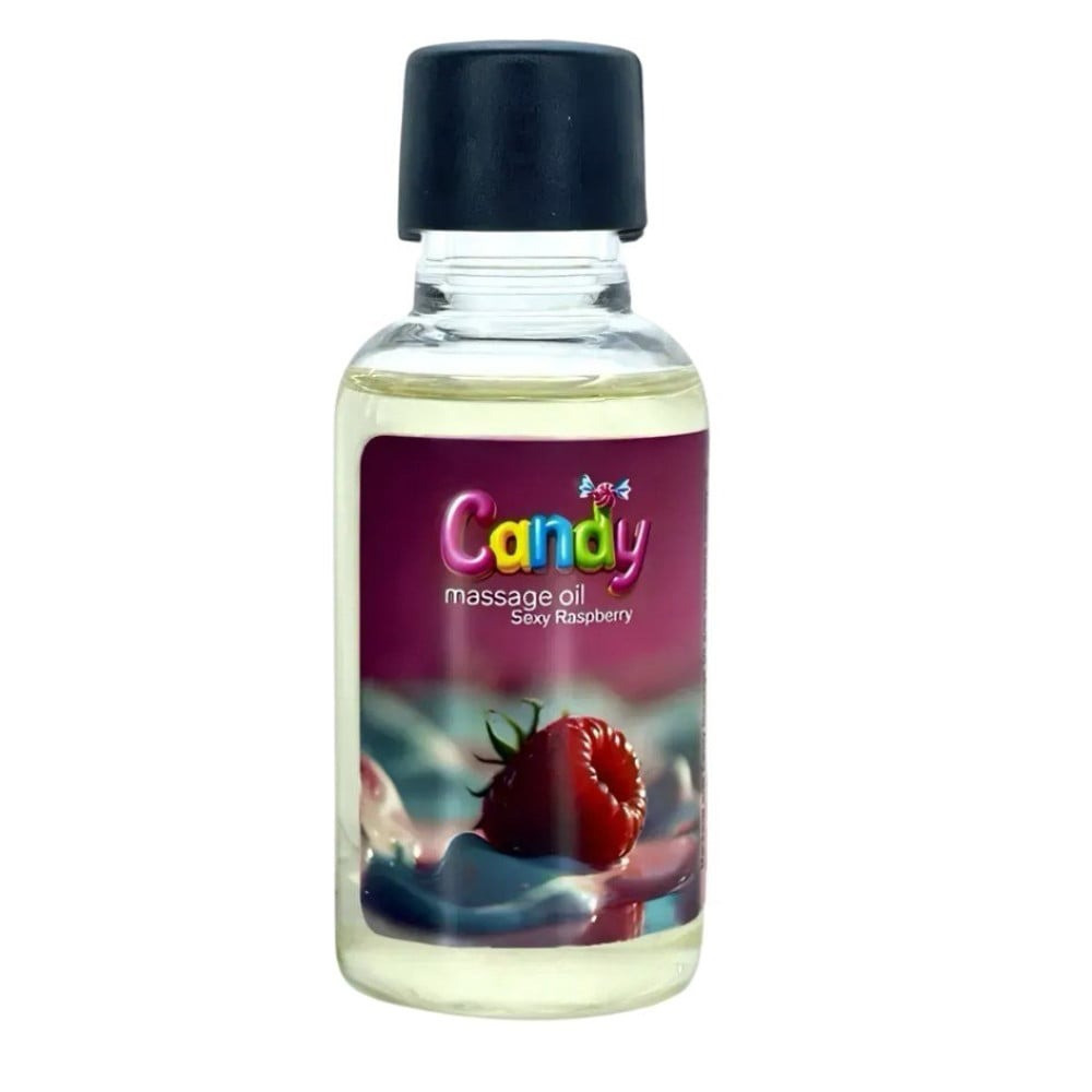 Массажное масло Candy Massage Oil Sexy Raspberry з ароматом малины, 50 мл Sex Aura Киев - изображение 1